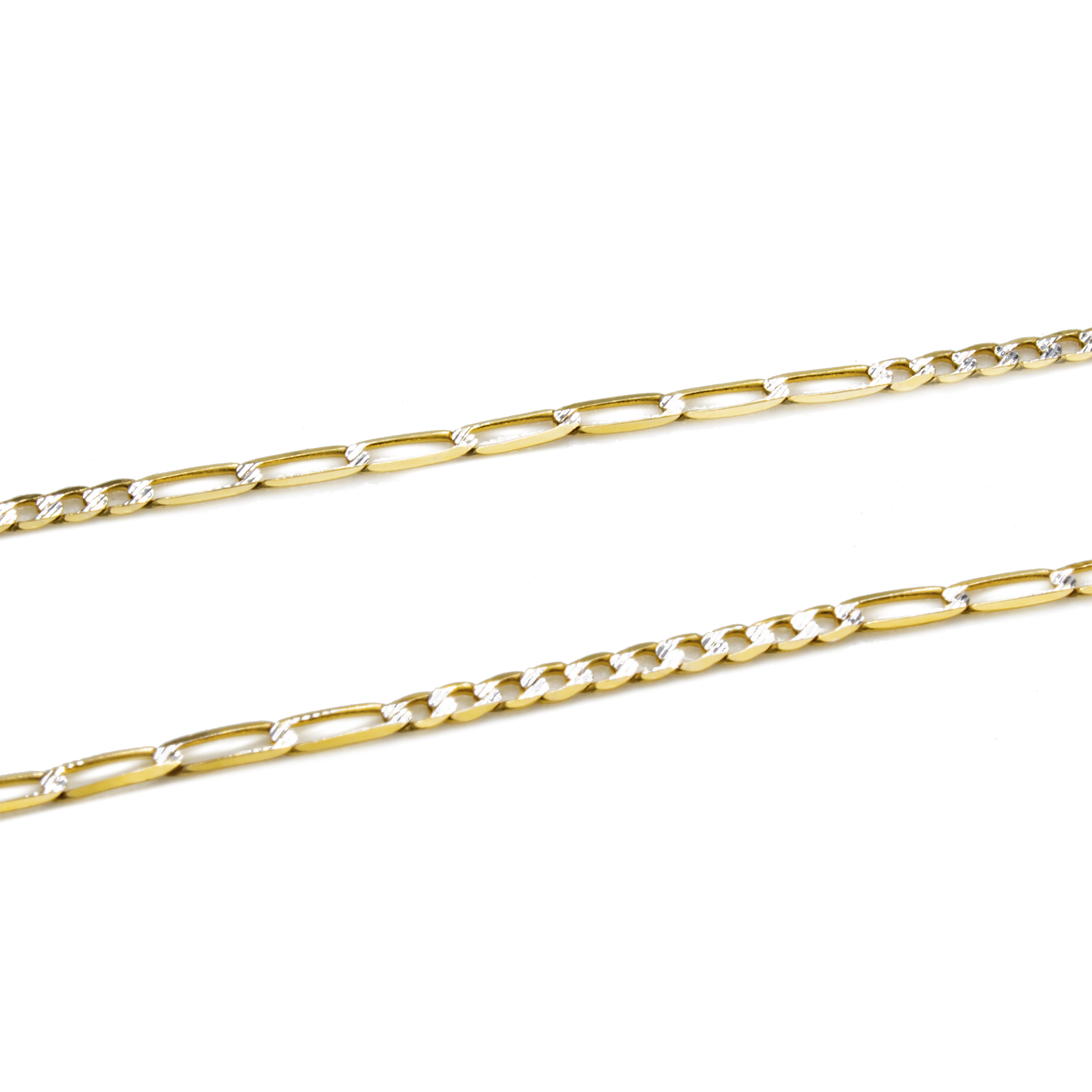 Cadena Barbada/Inglesa Oro Italiano 14 Kilates