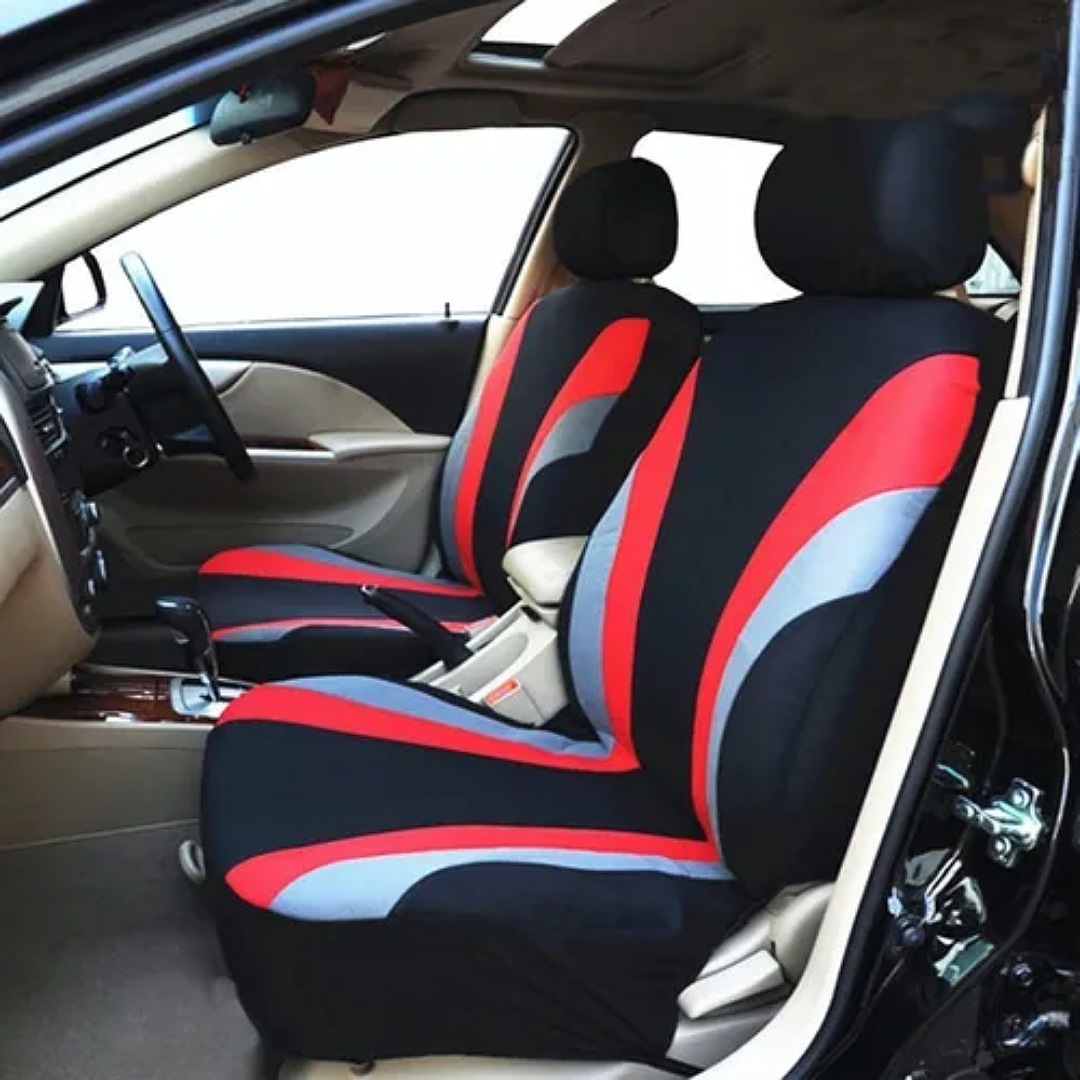 Cubre Asientos Auto Alta Calidad Elasticidad Universal 9 Pzs 