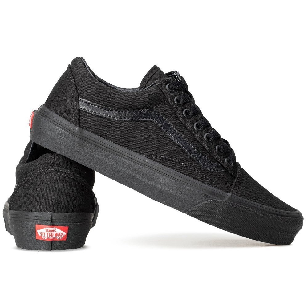 TENIS VANS OLD SKOOL BLACK BLACK UNISEX COD. VN0D3HBKA