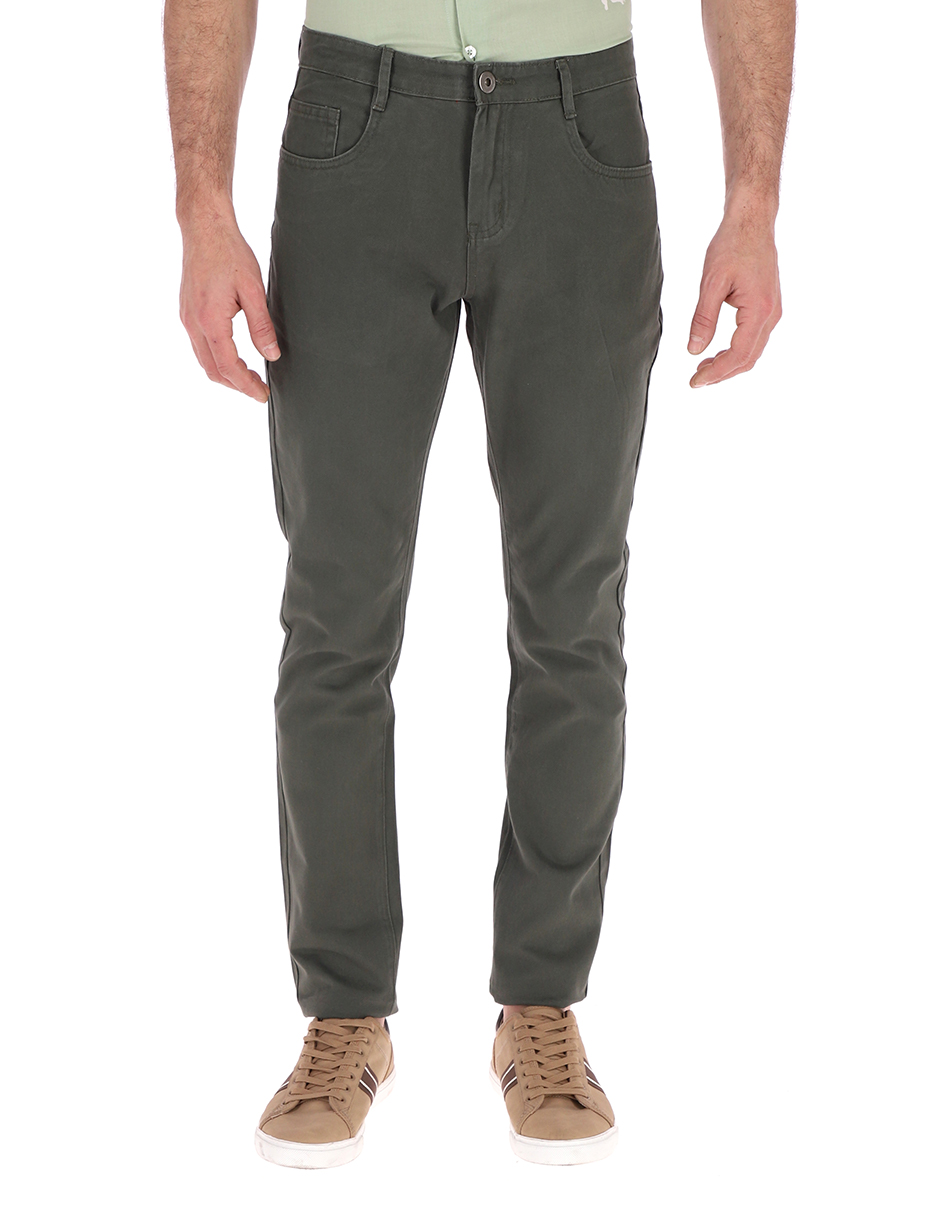 Pantalón Corte Slim Fit Con Cierre Para Hombre 928302