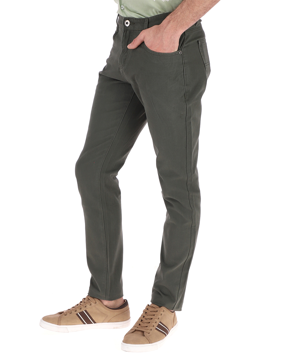 Pantalón Corte Slim Fit Con Cierre Para Hombre 928302