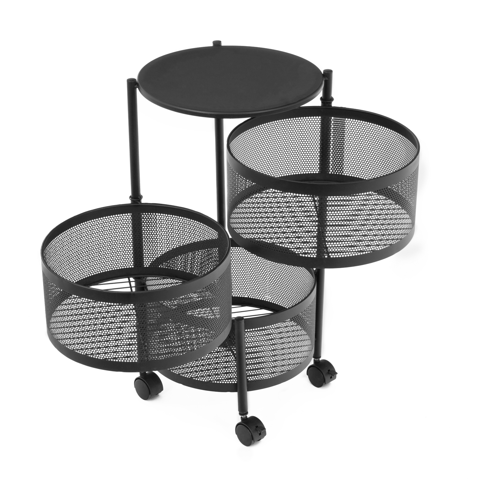 Organizador Multiusos Estante Giratorio Alacena 3 Niveles