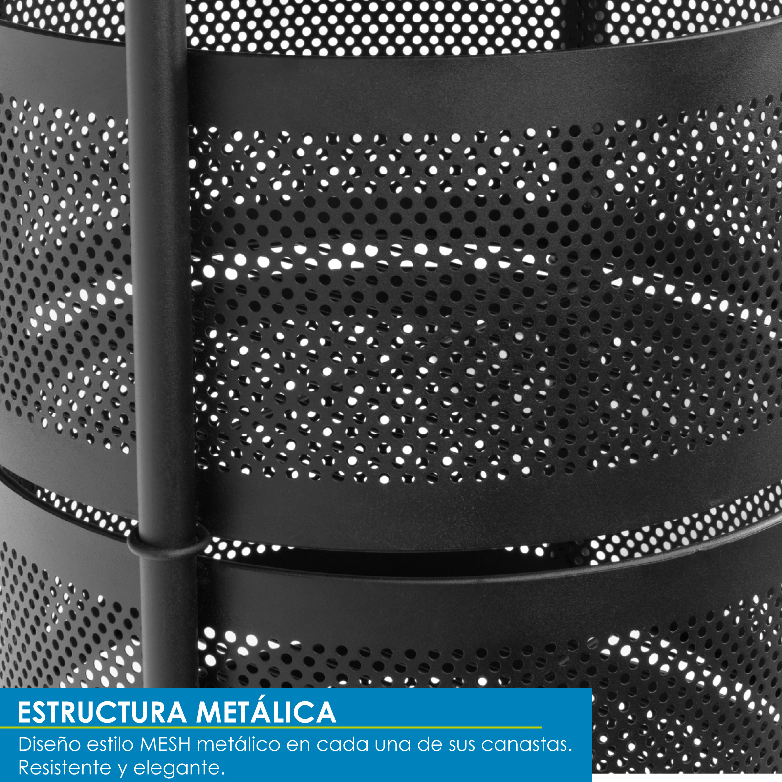 Organizador Multiusos Estante Giratorio Alacena 3 Niveles