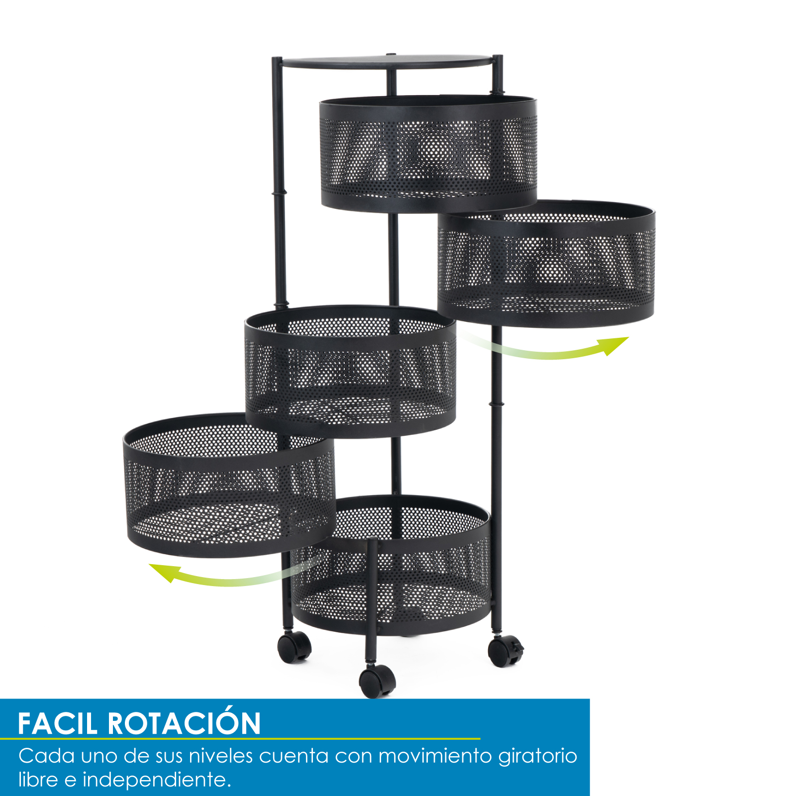 Organizador 5 Niveles Estante Alacena Platos Cocina Despensa