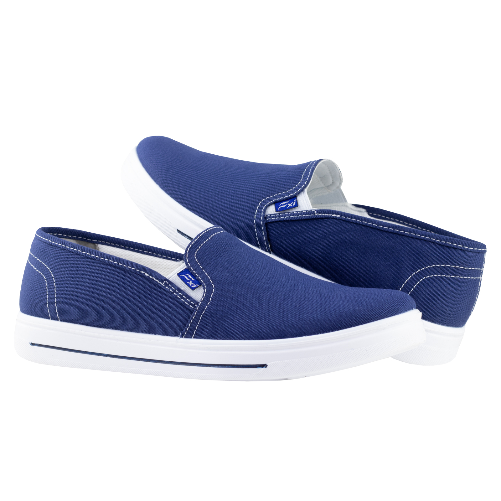 TENIS DE METER SLIP ON CLÁSICOS FLEXI 101813 AZUL ORIGINAL