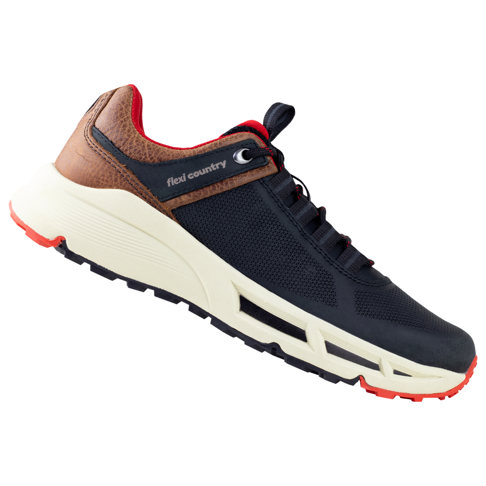 ZAPATOS OUTDOOR  FLEXI COUNTRY MODERNOS HOMBRE 410903 NEGRO