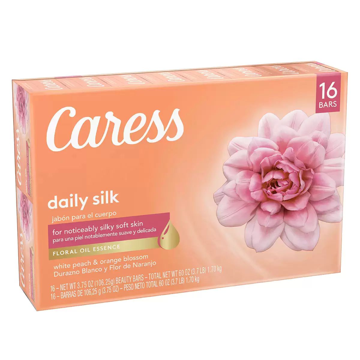 Caress Jabon Corporal en Barra 16 pzas de 106 g