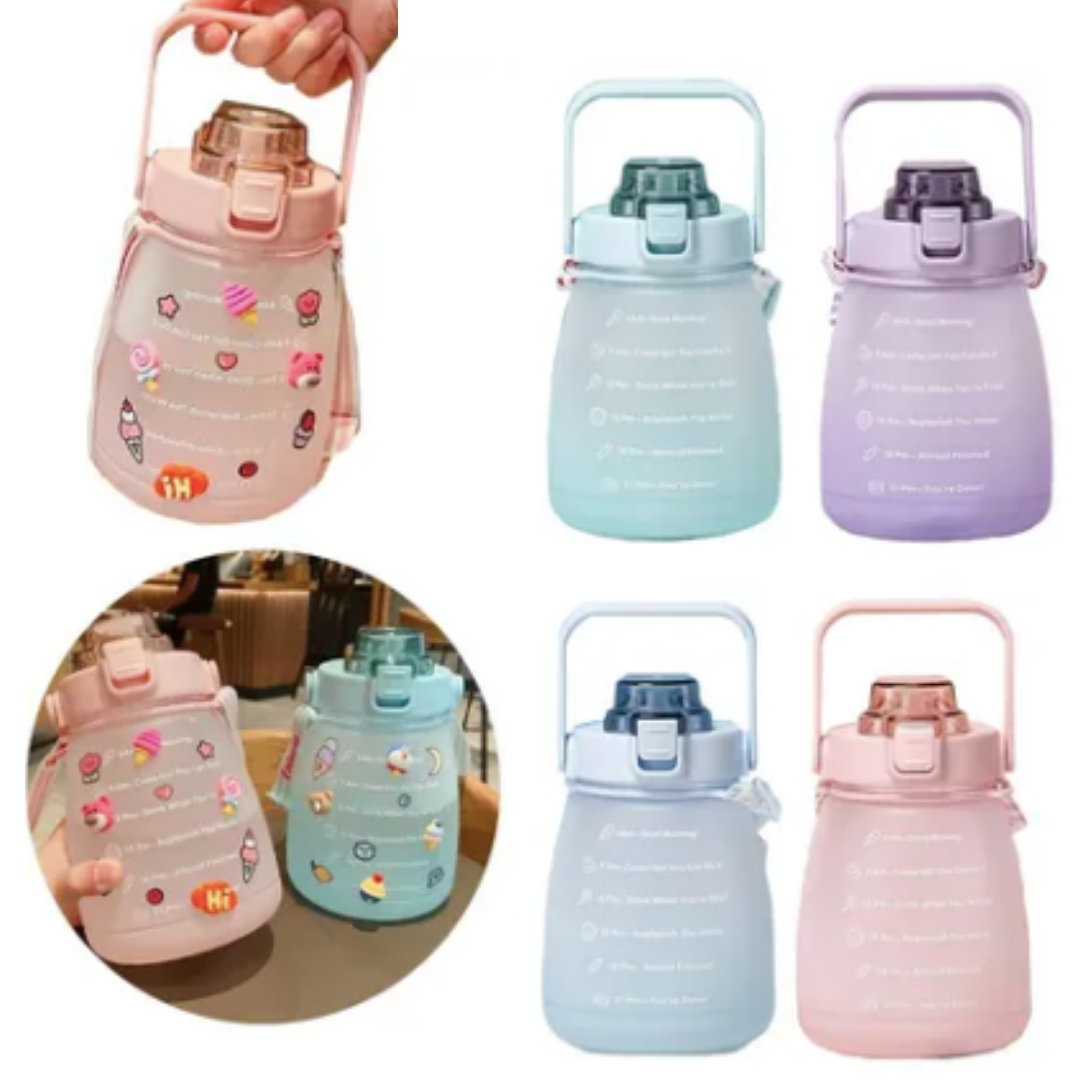 Vaso Botella Termo Motivacional De 1300Ml