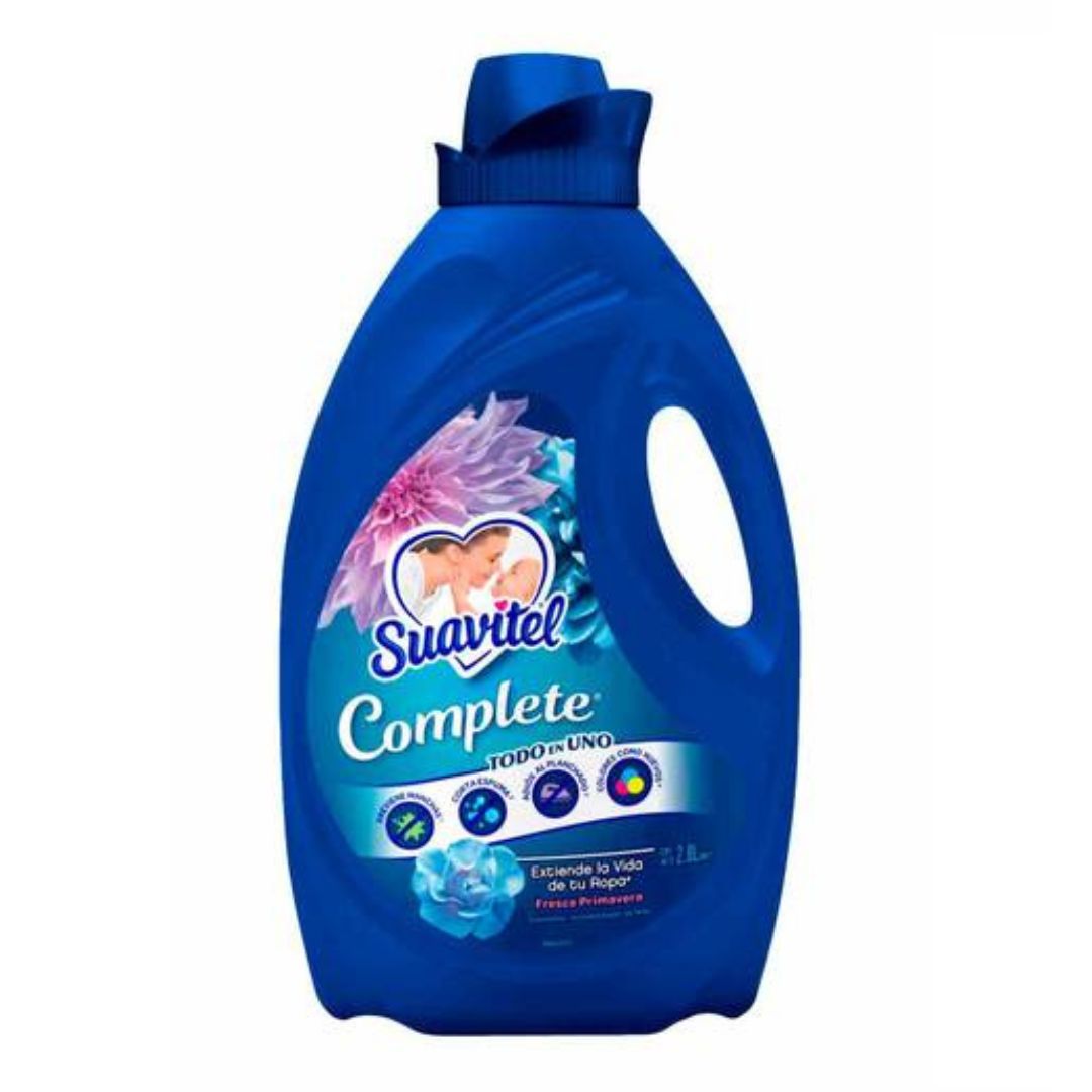 Suavizante De Telas Suavitel Complete Todo en 1 Olor Fresca Primavera 2.8 Lt