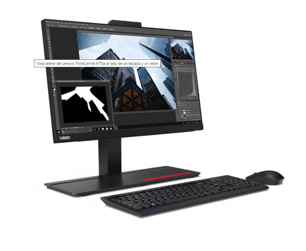All In One Lenovo Thinkcentre M70a Core I5 8gb Ssd 256gb 22 