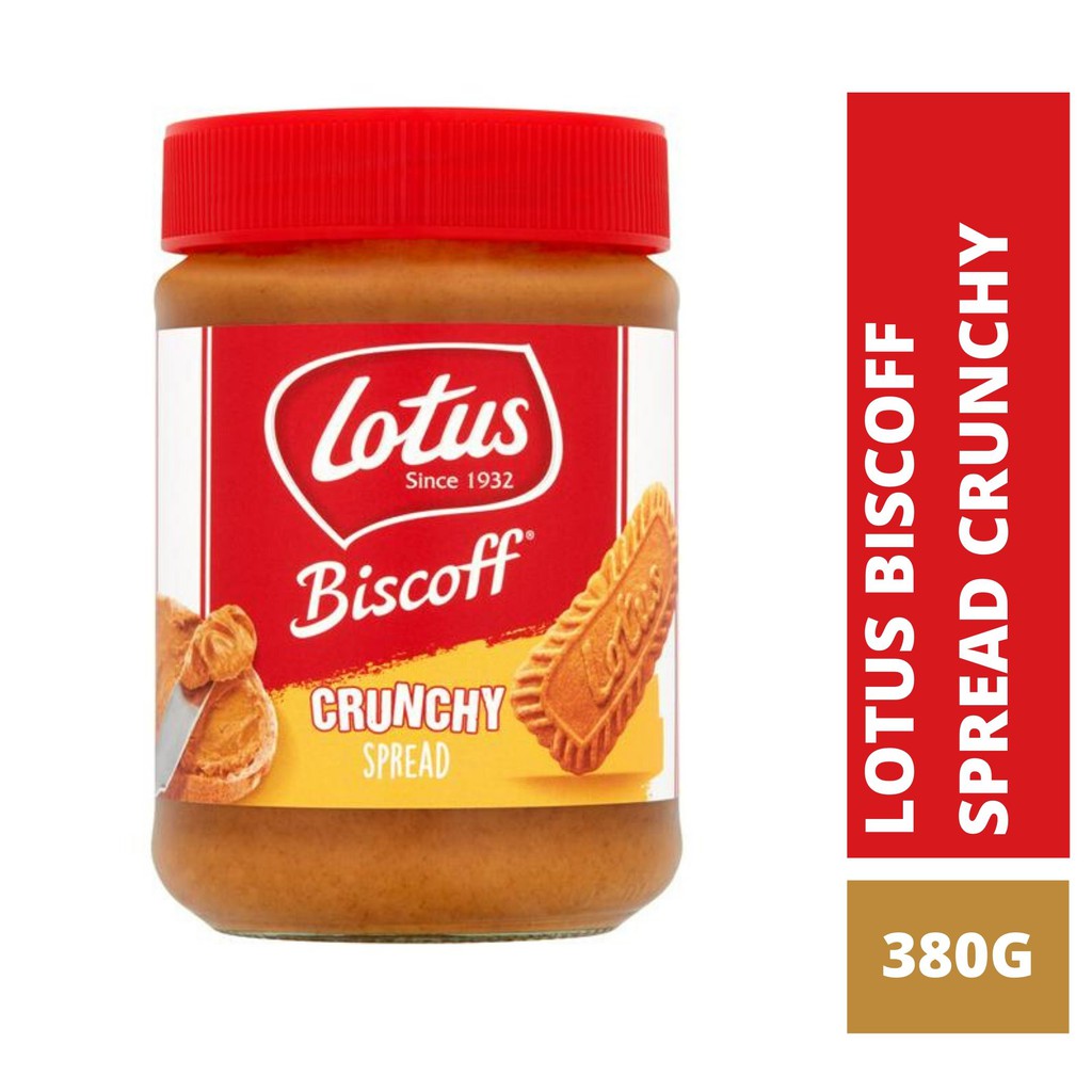 Cookie Butter Lotus Biscoff Crunchy 380gr Mantequilla de Galletas