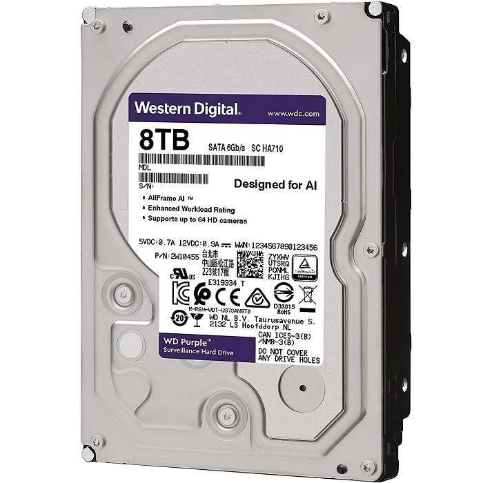 Disco Duro Interno Wester Digital WD84PURZ 3.5 8TB Sata 3.5 Videovigilancia