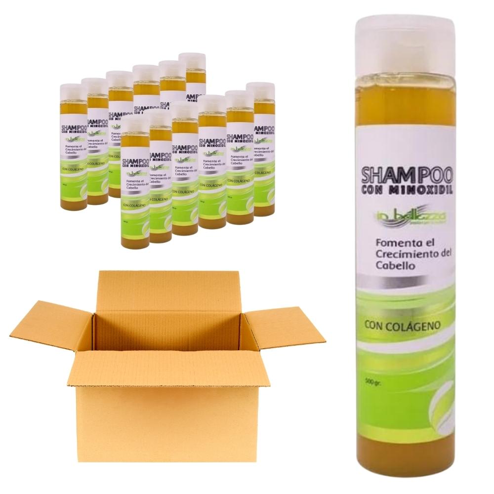 Shampoo Crecimiento Capilar Anti Caída Mayoreo 12 Botellas