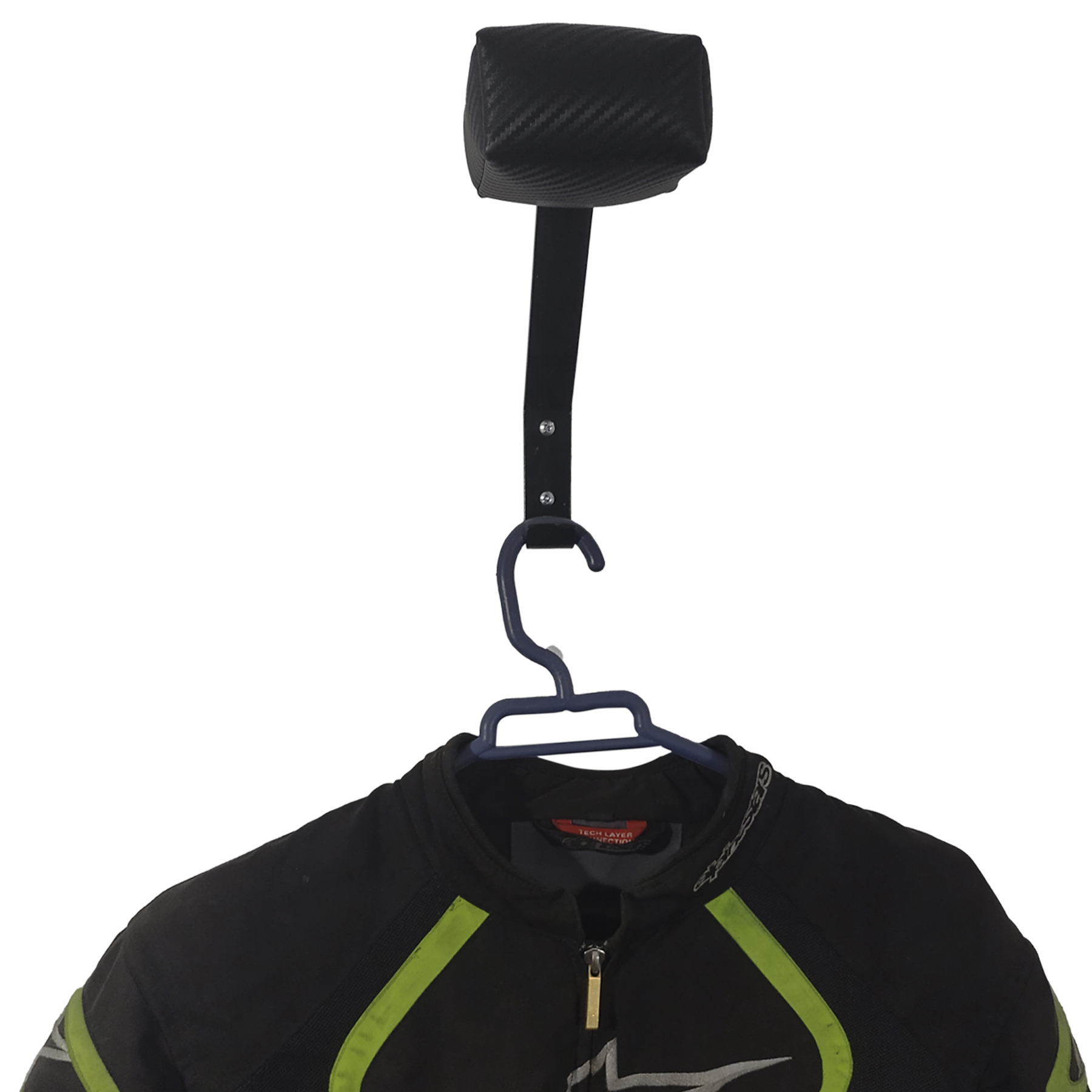 Soporte para casco de moto bicicleta gancho colgar chamarra traje mono con base amplia acolchada universal de pared