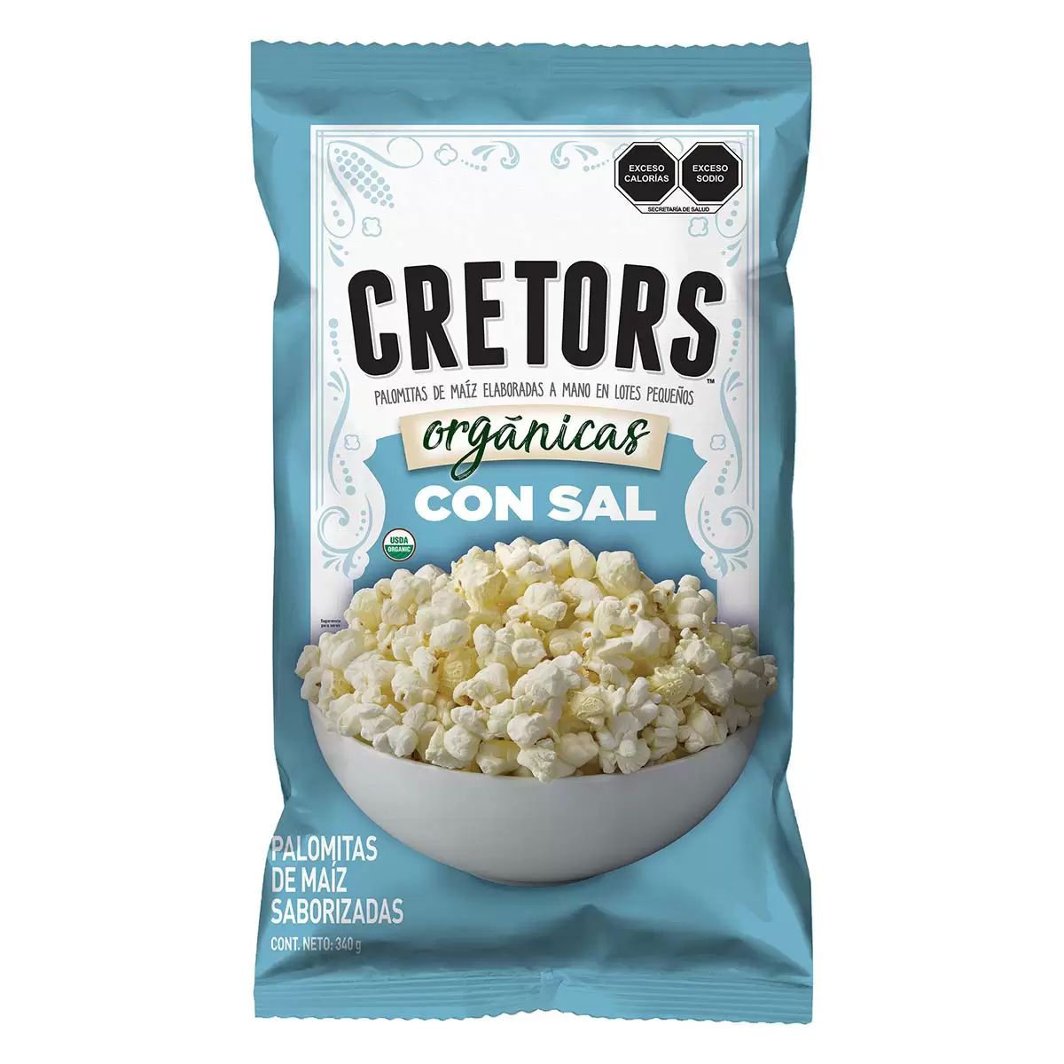 Palomitas Maíz Sal De Mar 340g Orgánicas G.h Cretors