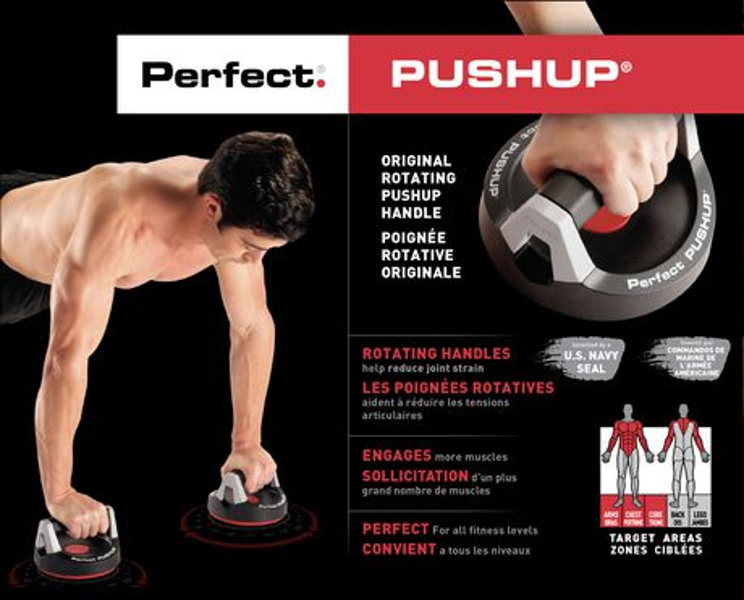 Perfect Fitness Perfect Pushup - Asas giratorias