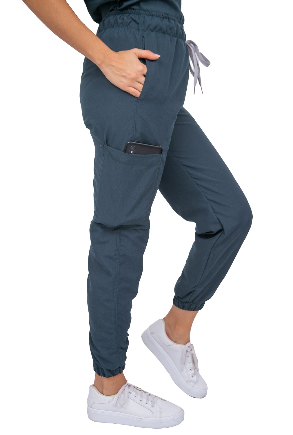 Pijama Quirúrgica Mujer Verde Botella Jogger Antifluido Scrubs Cupatitzio