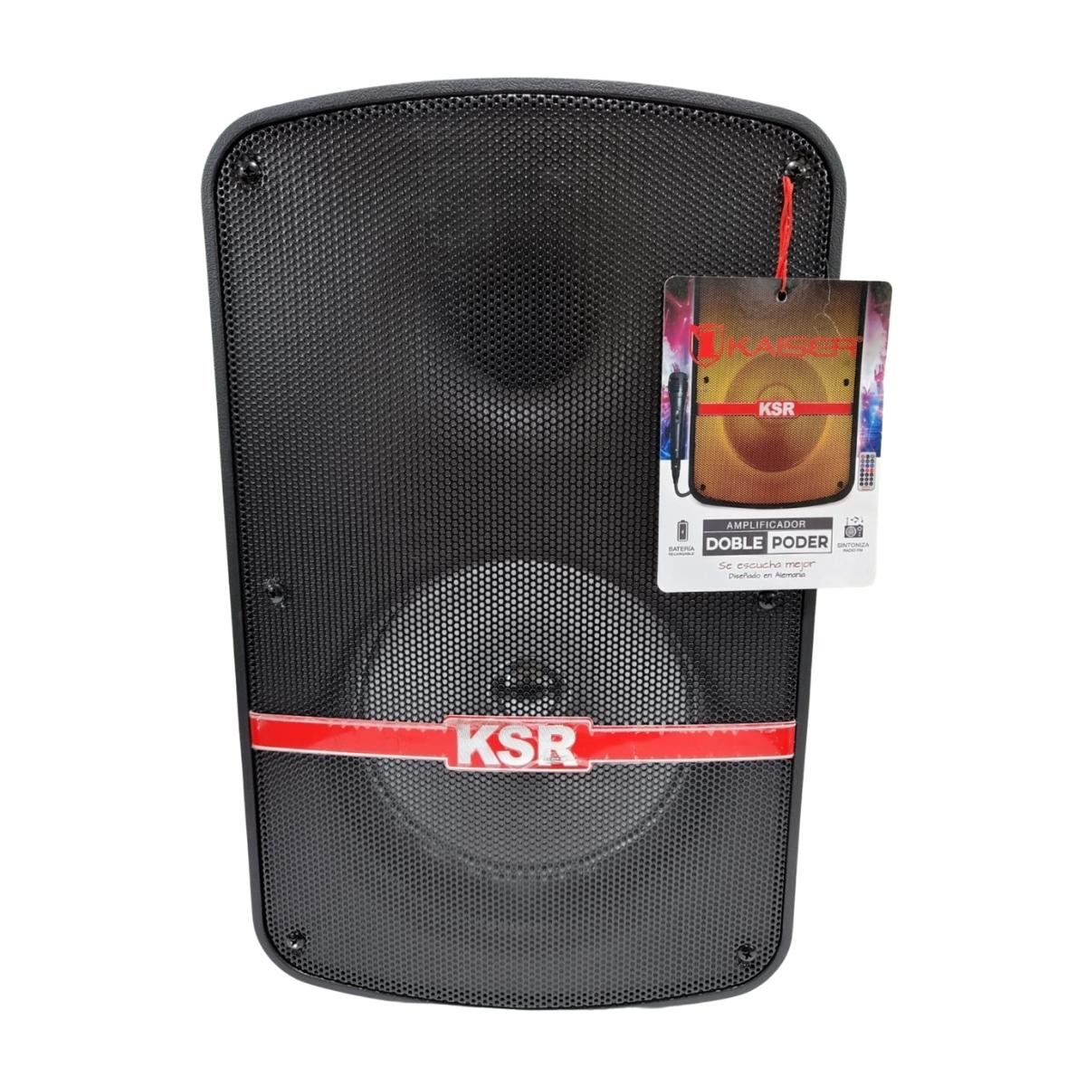 Bafle Recargable Kaiser MSA-7908SC De 8 Pulgadas - Negro