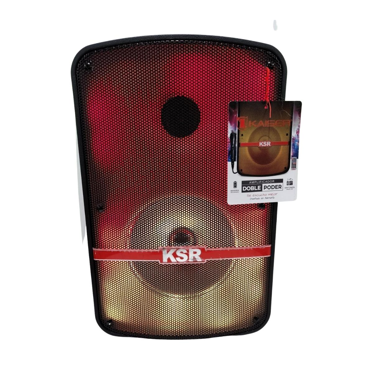 Bafle Recargable Kaiser MSA-7908SC De 8 Pulgadas - Negro