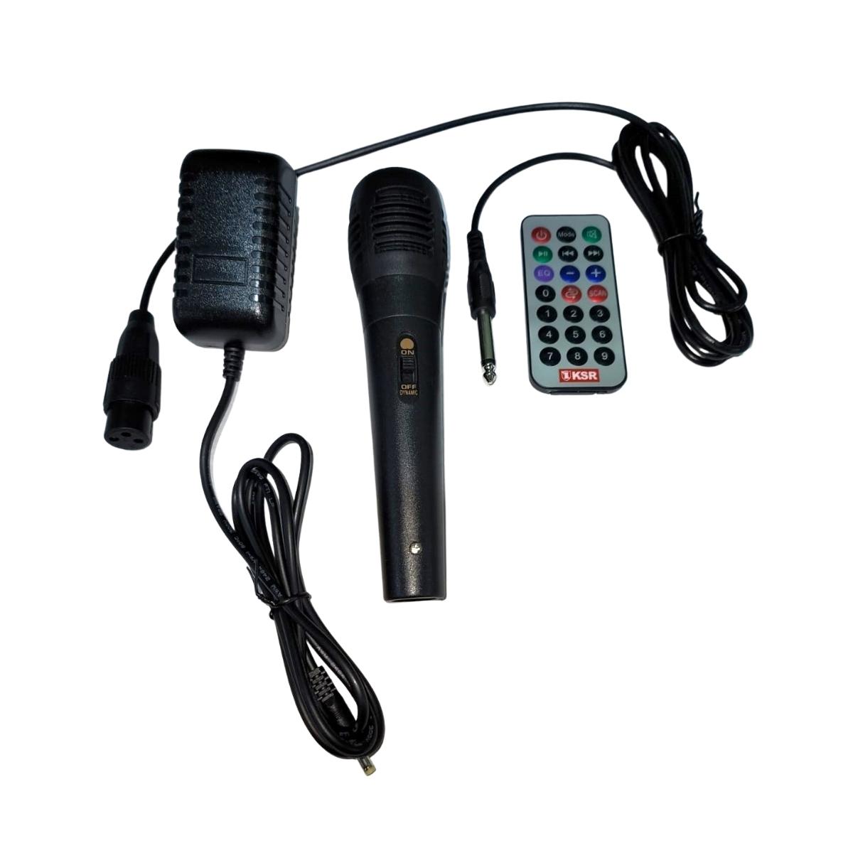 Bafle Recargable Kaiser MSA-7908SC De 8 Pulgadas - Negro