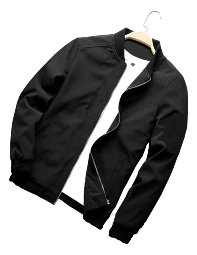 Chamarra Bomber Hombre Casual Elegante Ameyaltzín