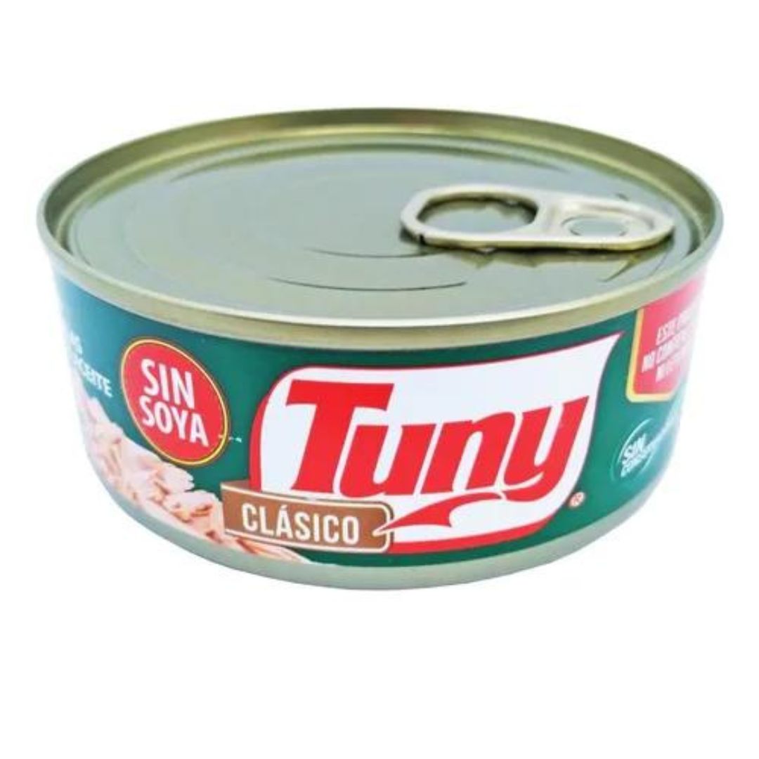 Atun Tuny Clásico En Aceite Lata 140g S/soya S/conservadores