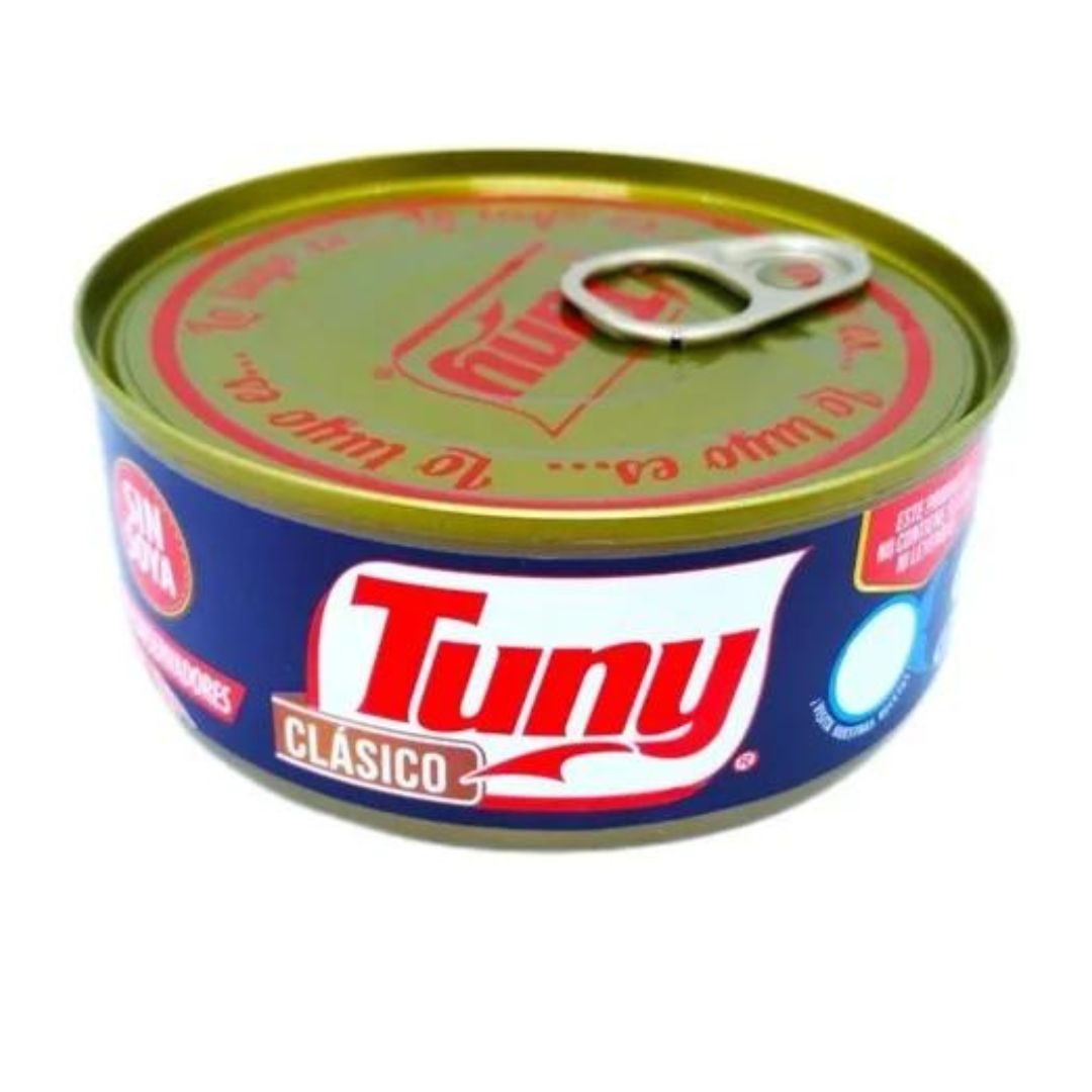 Atun Tuny Clasico En Agua Lata 140g En Hojuelas Con 8 Piezas