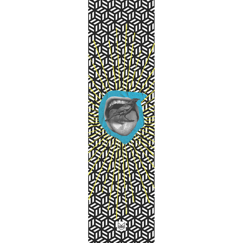 Patineta Profesional MUSA Labios Solo Pam Llantas Blancas skate skateboard