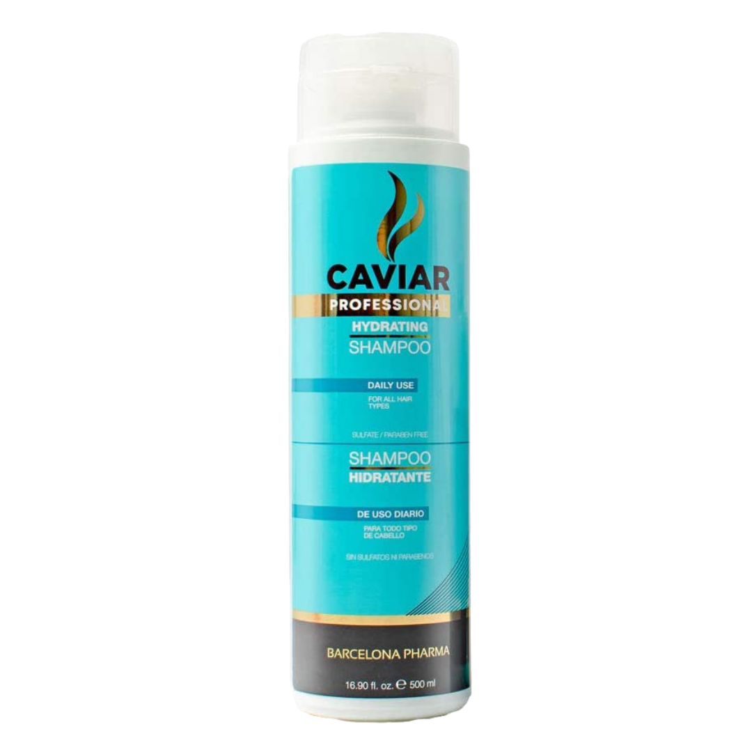  Shampoo Caviar = Hidratación Profunda 500 Ml Sin Sulfatos