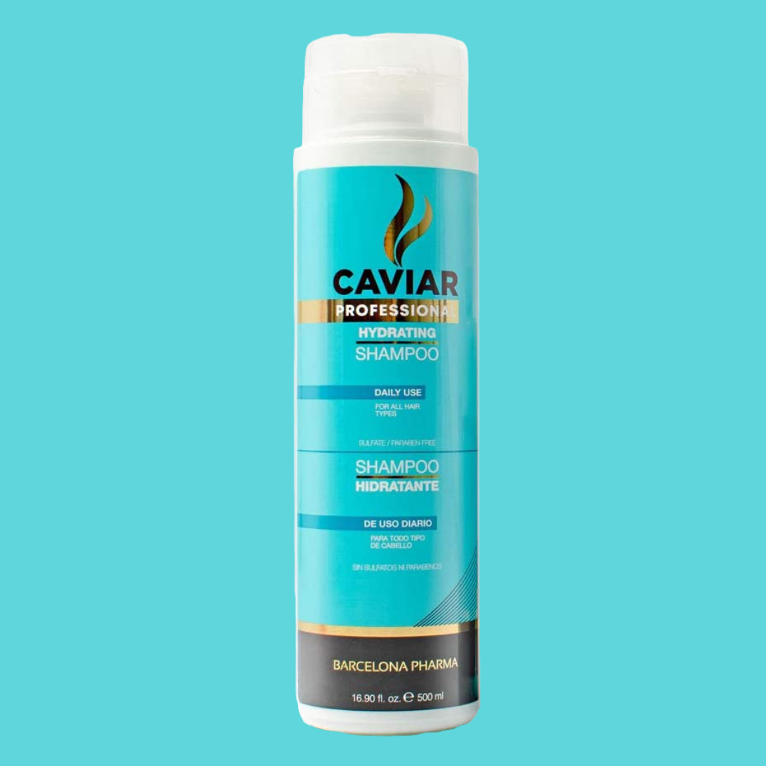  Shampoo Caviar = Hidratación Profunda 500 Ml Sin Sulfatos