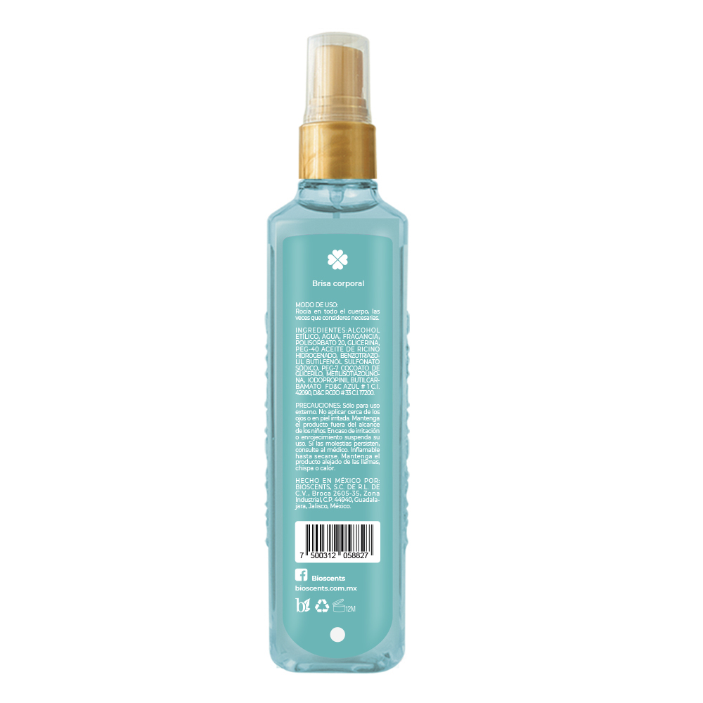 Body Mist Fresh Garden Bioscents 250 Ml