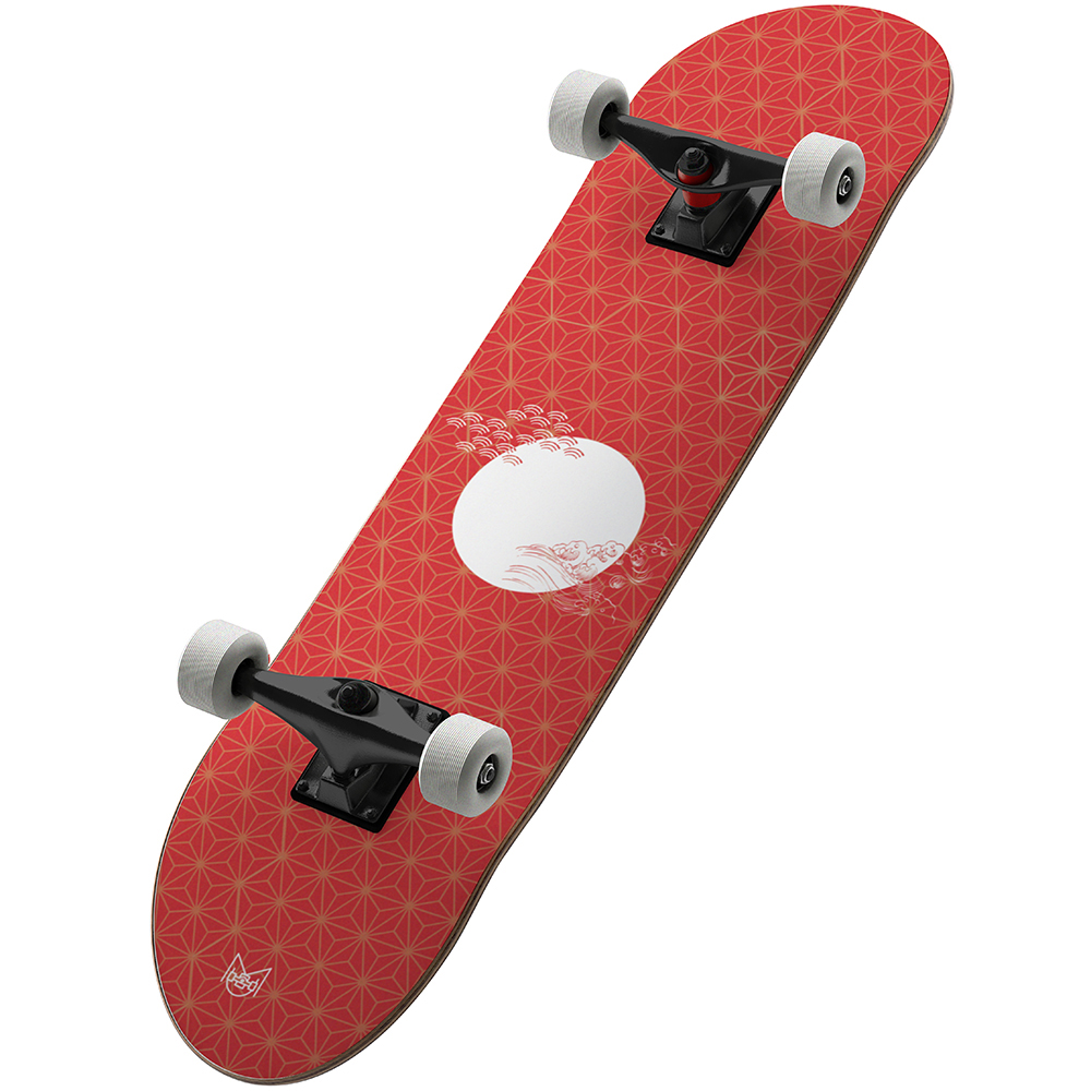 Patineta Profesional MUSA Japon Solo Pam Llantas Blancas skate skateboard