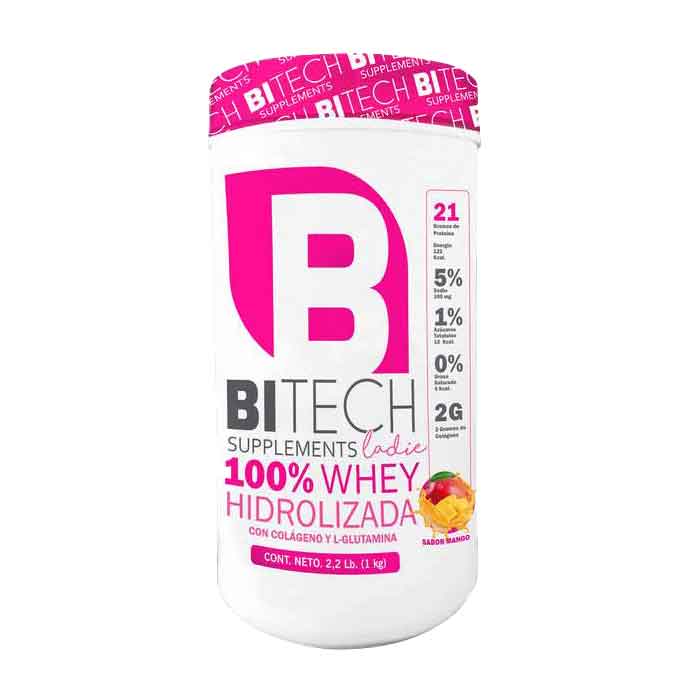 Proteina Bitech Ladie 100% Whey Protein 1kg 27 Serv. Chocolate