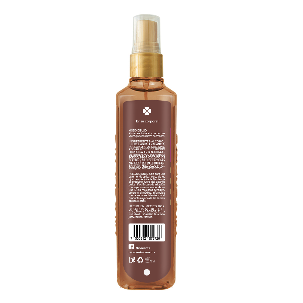 Body Mist Chocolate Dream Bioscents 250 ml  