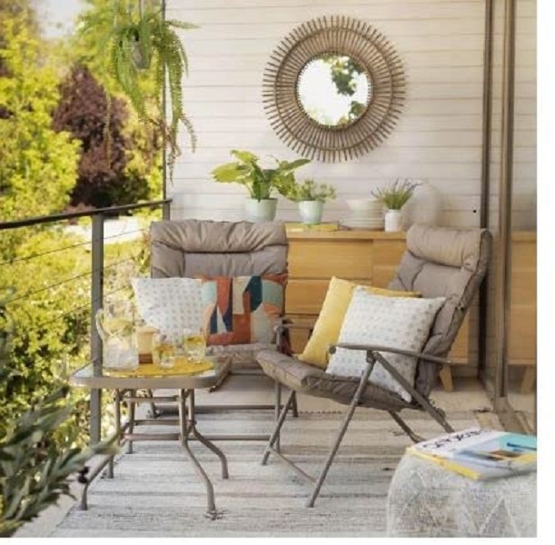 Juego de balcón Sao Paulo 3 Piezas