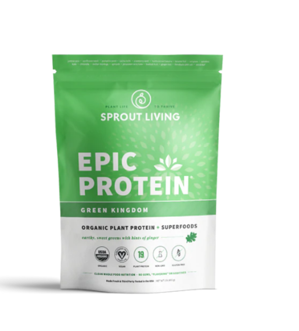 Proteína en polvo Orgánica Epic Protein sabor Green Kingdom