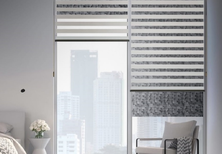 Persiana Shear Enrollable COLOR WHITE. Medida 1.20 ancho x 2.00 alto