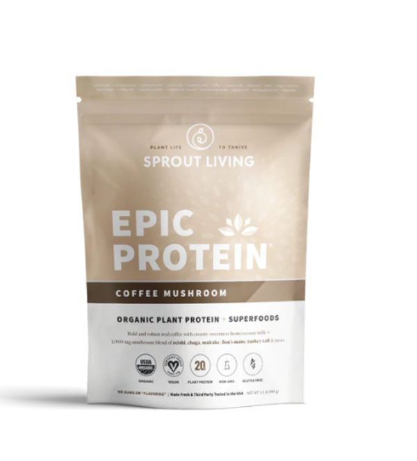 Proteína en polvo Orgánica Epic Protein sabor Coffee Mushroom