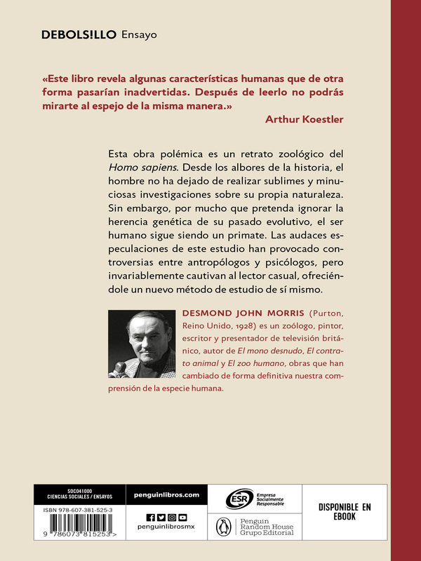 El mono desnudo Autor Desmond Morris