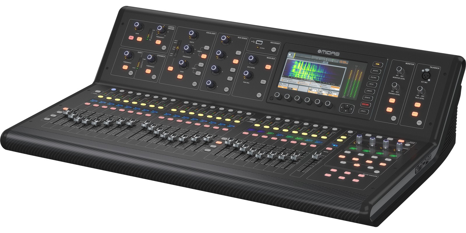 MEZCLADORA MIDAS M32 LIVE CONSOLA DIGITAL CON 40 CANALES.