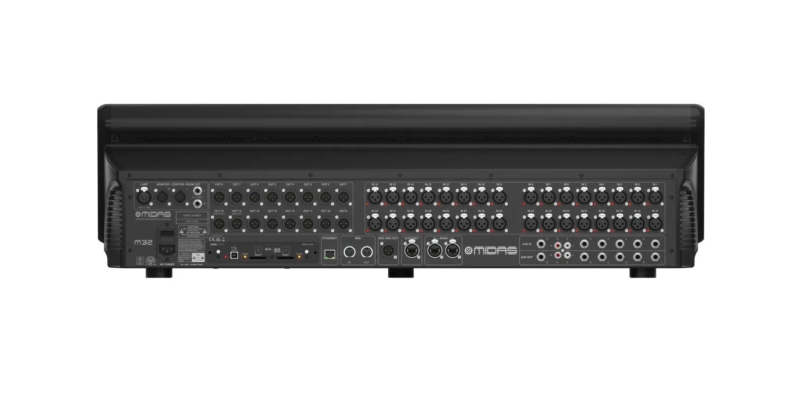 MEZCLADORA MIDAS M32 LIVE CONSOLA DIGITAL CON 40 CANALES.