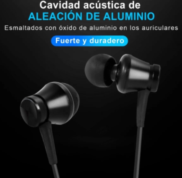 Audífono Manos Libres Extra Bass In Ear 3.5mm 1 hora