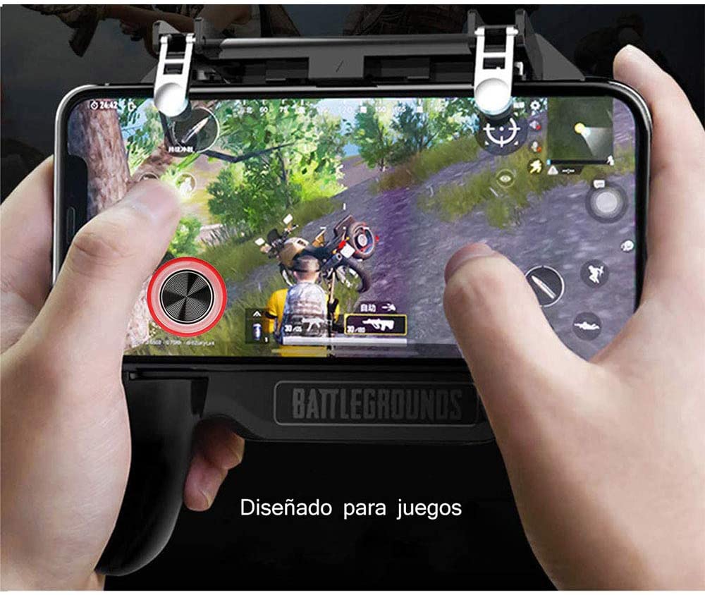 Gamepad Gatillos Ventilador Recargable Control de Celular