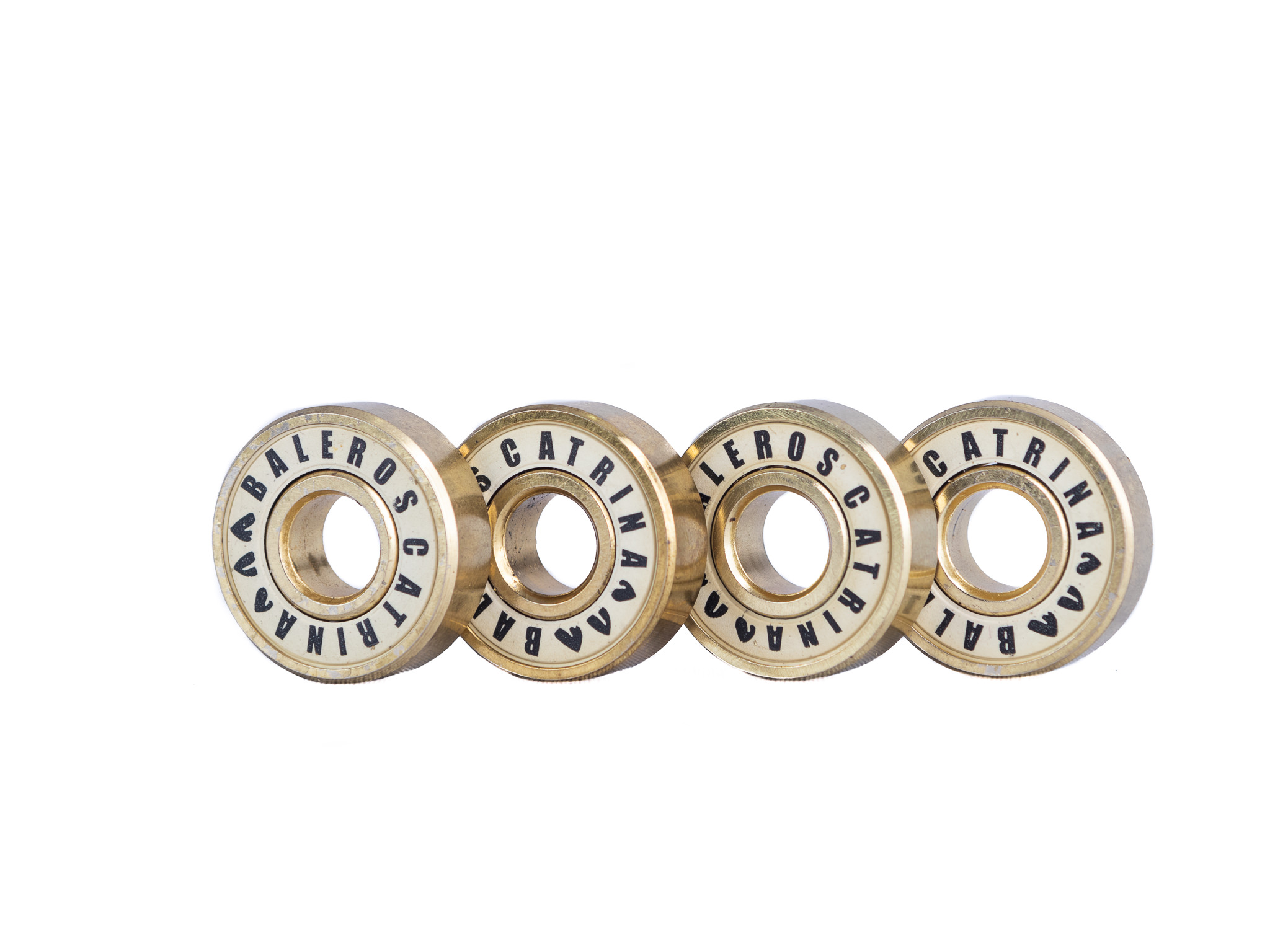 Set de 8 baleros de teflón tipo Gold, abec 9 para patines y patineta