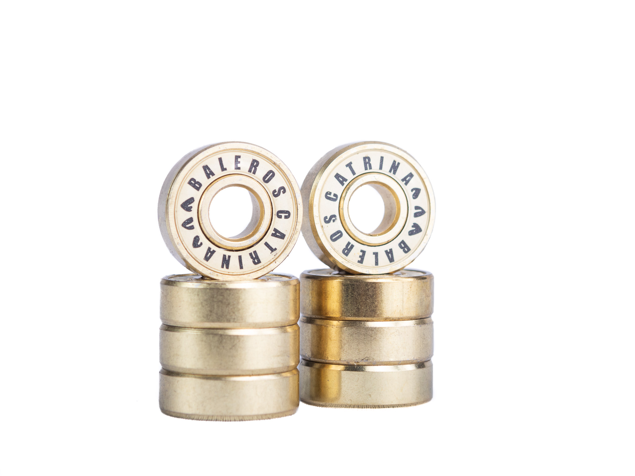 Set de 8 baleros de teflón tipo Gold, abec 9 para patines y patineta