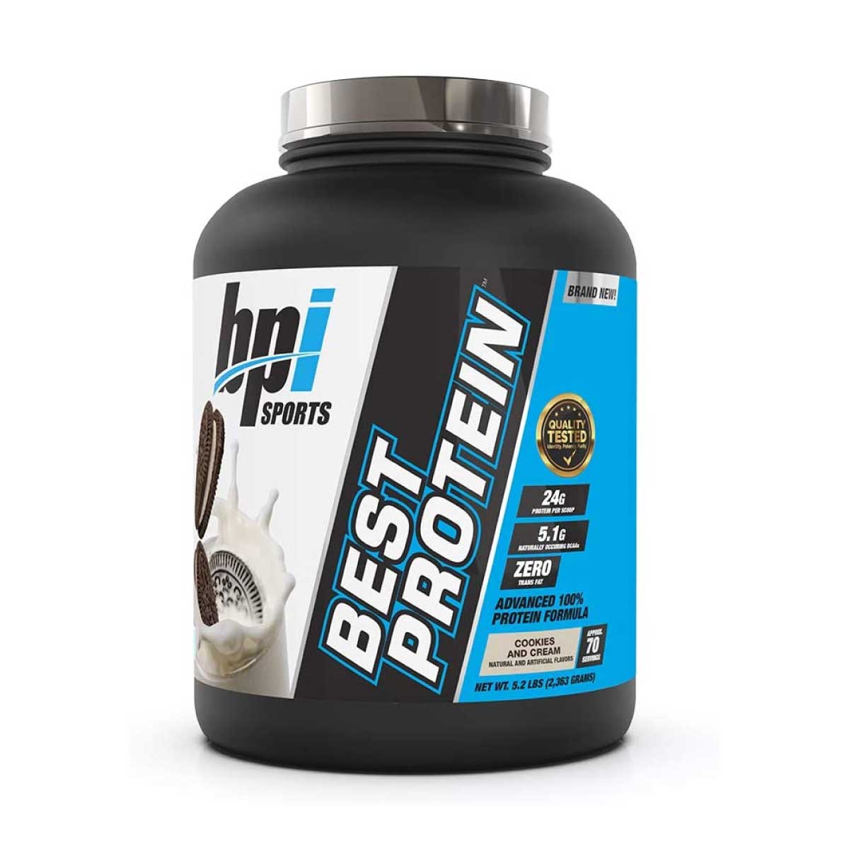 Proteina BPI Best Protein 24g 5lbs Brownie de Chocolate
