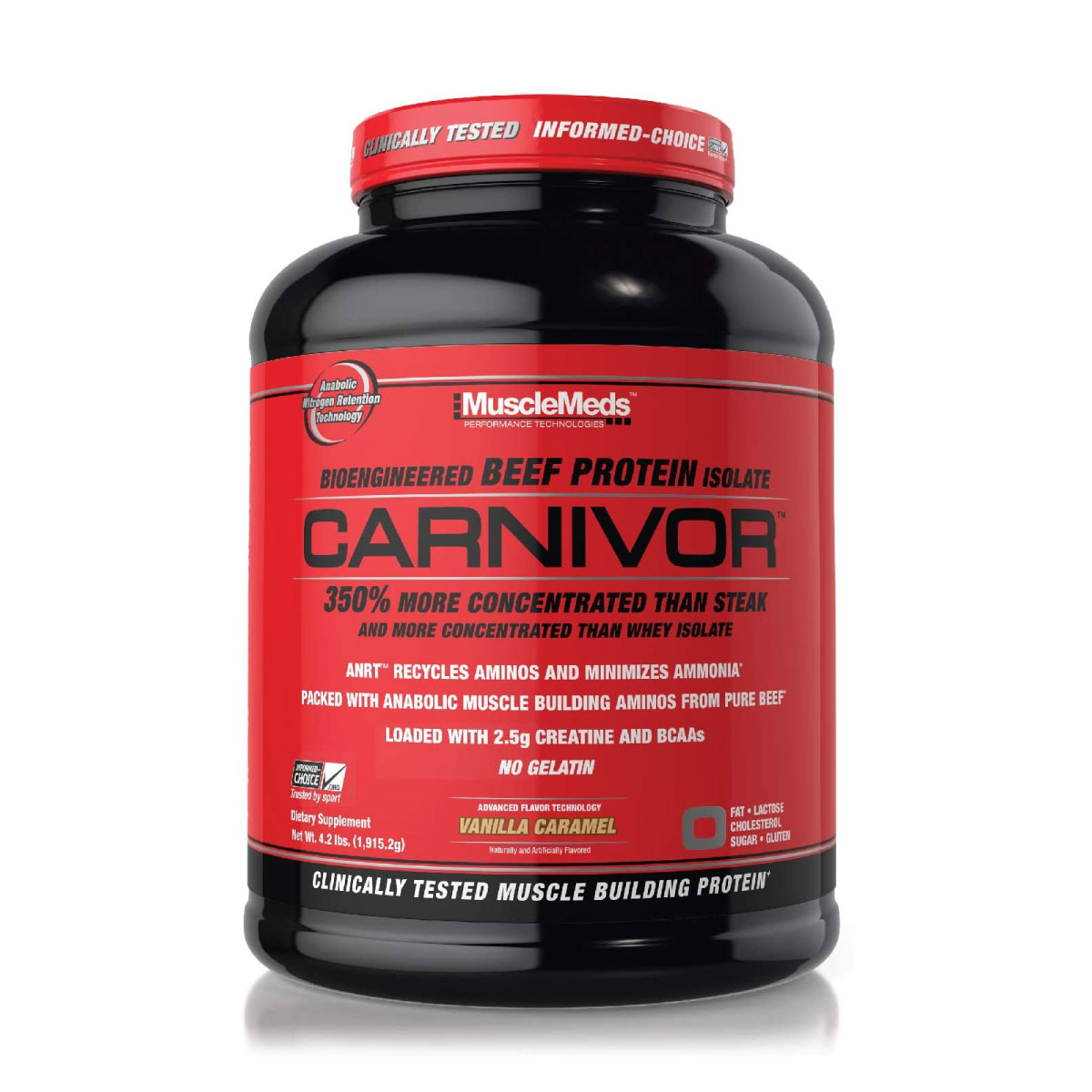 Proteina MuscleMeds Carnivor Isolate 4.4 Lbs Chocolate