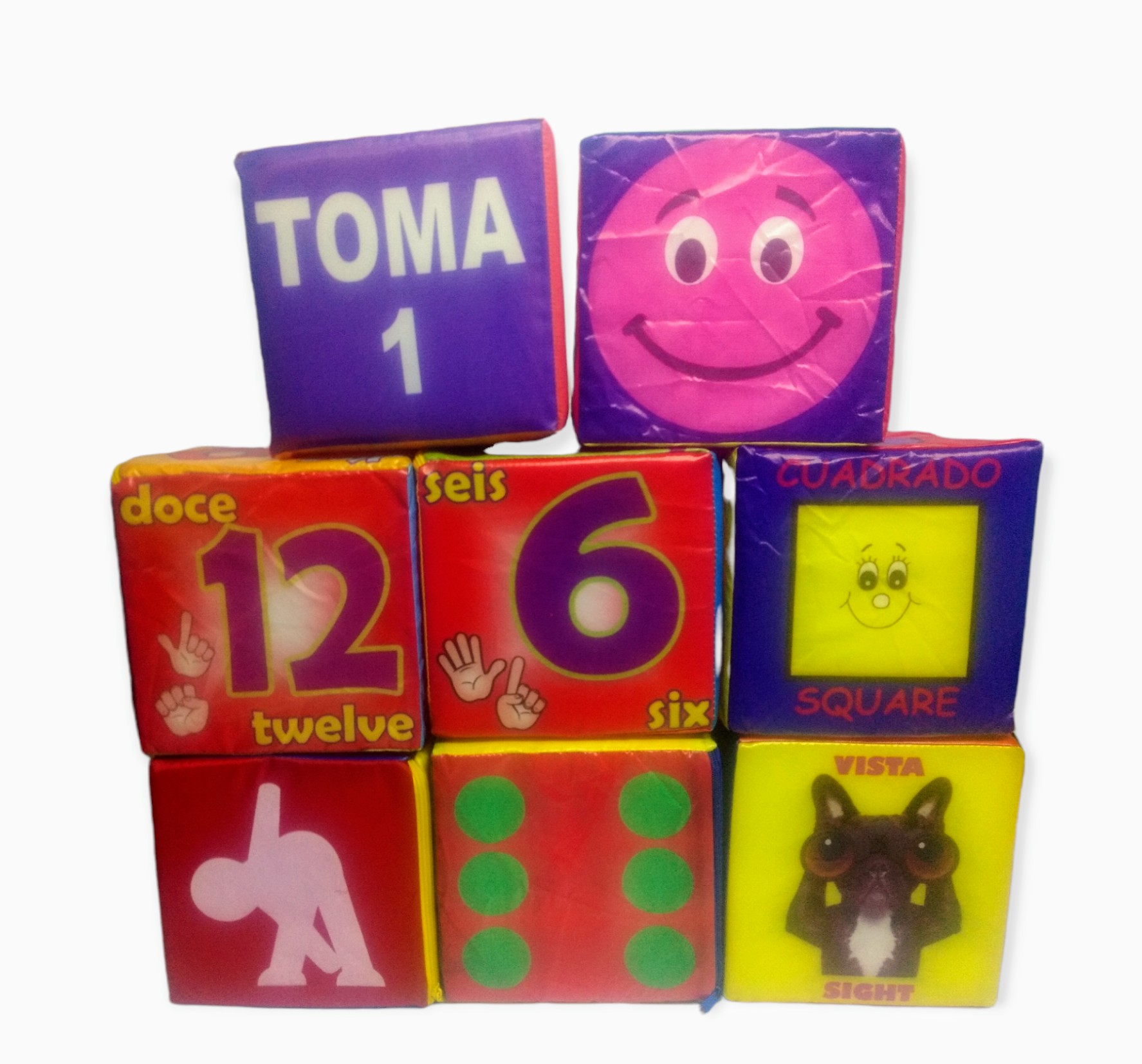 CUBOS DE TELA SENSORIALES KARVAN