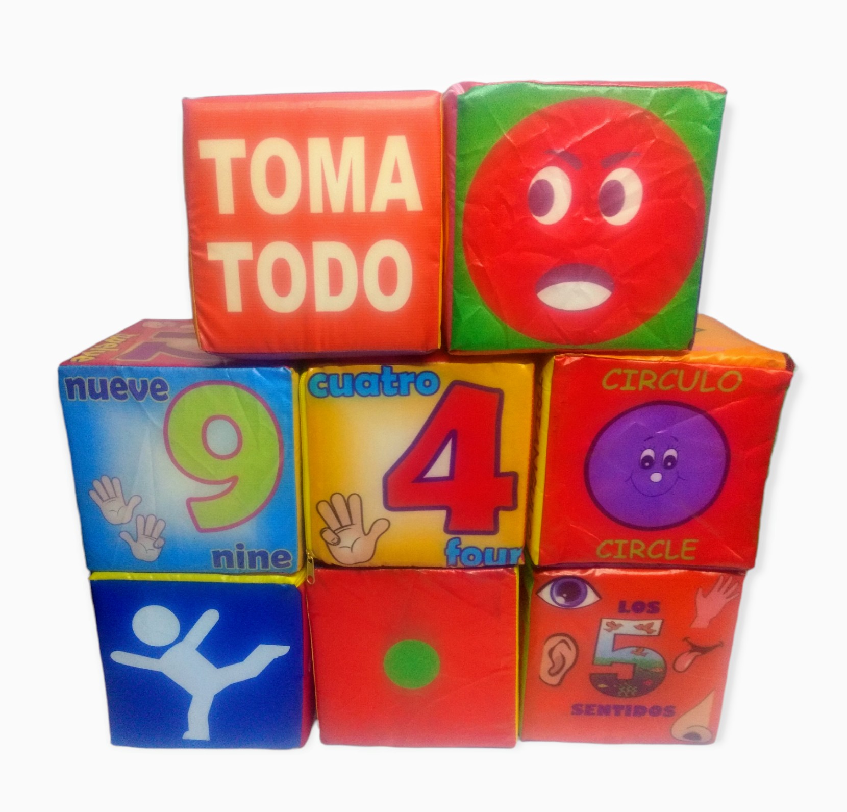 CUBOS DE TELA SENSORIALES KARVAN