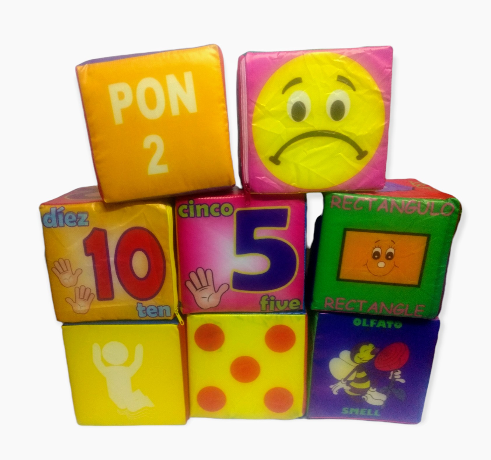 CUBOS DE TELA SENSORIALES KARVAN